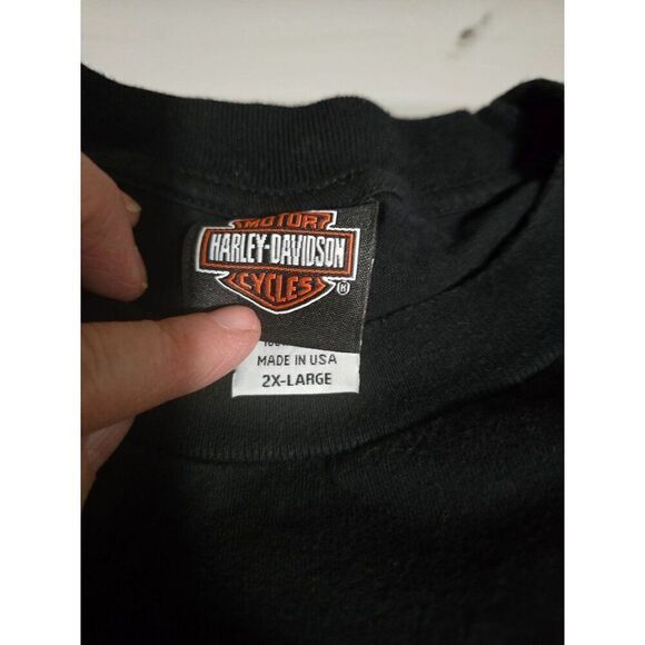 Harley-Davidson Roeder Sandusky ohio Motorcycle Graphic Tee 2X-Large Black - Picture 6 of 6